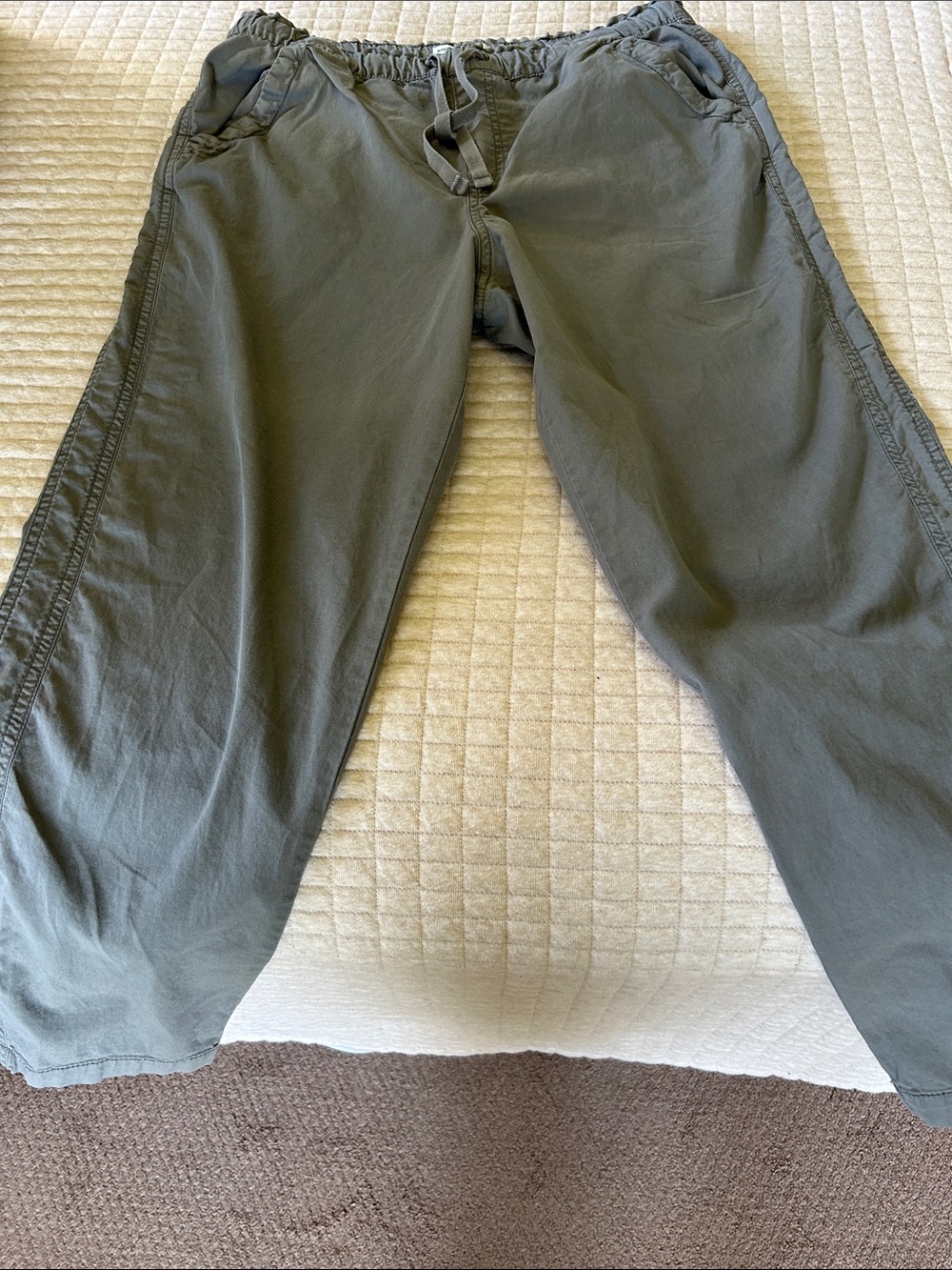 Sonoma Olive Green Drawstring Joggers